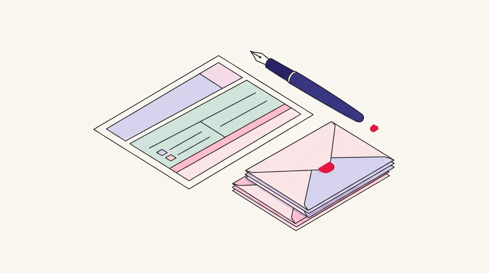 A wedding RSVP card with a reply deadline and meal selection lines